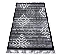 RugsX Maroc Rug in Black | Size: 120 cm x 170 cm RUGSX Black 120 cm x 170 cm
