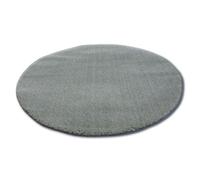 RugsX Micro Shaggy Rug in Green | Size: 100 cm diameter RUGSX Green 100 cm diameter