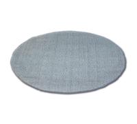 RugsX Micro Shaggy Rug in Grey | Size: 100 cm diameter RUGSX Grey 100 cm diameter