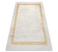 RugsX Modern Carpet Duke 51524 Cream / Gold - Frame, Greek Structured, Very 240X330 Cm