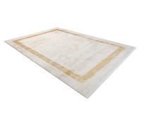 RugsX Modern Carpet Duke 51524 Cream / Gold - Frame, Greek Structured, Very 80X150 Cm