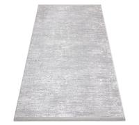 RugsX Modern Carpet Tuls Structural, Fringe 51248 Grey 200X290 Cm