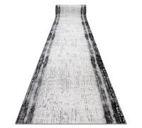 RugsX Modern Tuls Runner in Grey | Size: 60 cm x 200 cm RUGSX Grey 60 cm x 200 cm
