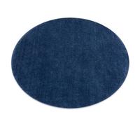 RugsX Modern Washing Carpet Lindo Circle Navy Blue, Anti-Slip, Shaggy Circle 60 Cm