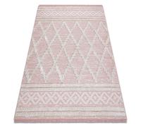 RugsX Moroc Rug in Pink | Size: 117 cm x 170 cm RUGSX Pink 117 cm x 170 cm