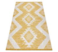 RugsX Moroc Rug in Yellow | Size: 136 cm x 190 cm RUGSX Yellow 136 cm x 190 cm