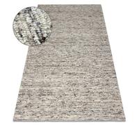 RugsX Nepal 2100 Natural Grey - Woolen, Double-Sided, Natural 60X100 Cm