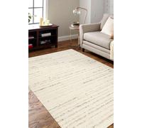 RugsX Nepal 2100 White / Natural Grey - Woolen, Double-Sided, Natural 300X400 Cm