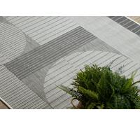 RugsX Organic 2769 Sisal Carpet Geometric Ecru Grey Natural, Modern Irregular Shape 120X170 Cm