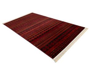 RugsX Orient 5132 Carpet Burgundy / Black Oriental, With Fringes 150X230 Cm