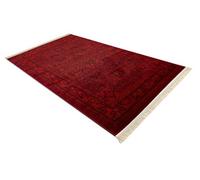 RugsX Orient 5365 Carpet Burgundy / Black Frame, Oriental, With Fringes 180X270 Cm