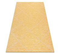 RugsX Patio Rug in Yellow | Size: 136 cm x 190 cm RUGSX Yellow 136 cm x 190 cm