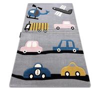 RugsX Petit Rug in Grey | Size: 140 cm x 190 cm RUGSX Grey 140 cm x 190 cm