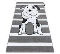 RugsX Petit Rug in Grey | Size: 140 cm x 190 cm RUGSX Grey 140 cm x 190 cm