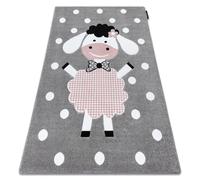 RugsX Petit Rug in Grey | Size: 180 cm x 270 cm RUGSX Grey 180 cm x 270 cm