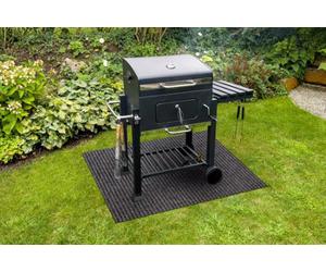 RugsX Protective Grill Mat 1206 For The Terrace, Outdoor - Light Brown 120X150 Cm