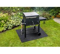 RugsX Protective Grill Mat 2126 For The Terrace, Outdoor - Grey 80X180 Cm