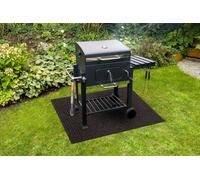 RugsX Protective Grill Mat 7053 For The Terrace, Outdoor - Brown 120X200 Cm
