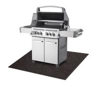 RugsX Protective Grill Mat Rug in Brown | Size: 80 cm x 150 cm RUGSX Brown 80 cm x 150 cm