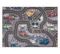 RugsX Rebel Roads Rug in Grey | Size: 95 cm x 200 cm RUGSX Grey 95 cm x 200 cm