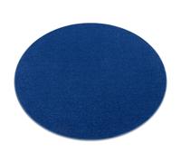 RugsX Round Eton Rug in Blue | Size: 100 cm diameter RUGSX Blue 100 cm diameter