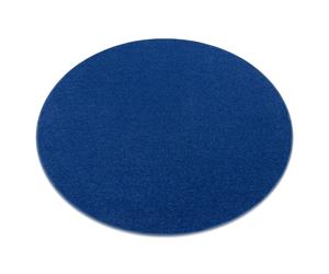 RugsX Round Eton Rug in Blue | Size: 100 cm diameter RUGSX Blue 100 cm diameter