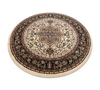 RugsX Royal Rug in Brown | Size: 150 cm diameter RUGSX Brown 150 cm diameter