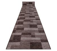 RugsX Runner Anti-Slip Icona Gum Brown 80Cm 80X620 Cm