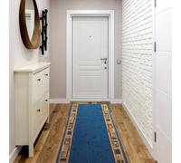 RugsX Anti-Slip Jena Runner in Blue | Size: 120 cm x 450 cm RUGSX Blue 120 cm x 450 cm