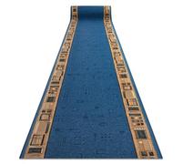 RugsX Runner Anti-Slip Jena Blue 67Cm 67X380 Cm