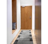 RugsX Runner Silver Etna Frame, Sand Grey 100Cm 100X220 Cm