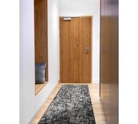 RugsX Runner Silver Fasti Trellis Grey 100Cm 100X220 Cm