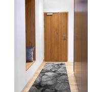 RugsX Runner Silver Marble Marble Grey 120Cm 120X160 Cm