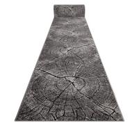 RugsX Runner Silver Tronko Tree Wood Grey 70Cm 70X680 Cm
