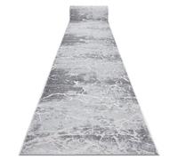 RugsX Runner Structural Mefe 6182 Two Levels Of Fleece Grey 150 Cm 150X310 Cm
