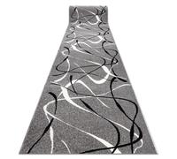 RugsX Silver Choco Runner in Grey | Size: 120 cm x 300 cm RUGSX Grey 120 cm x 300 cm