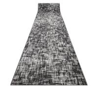 RugsX Silver Fasti Runner in Grey | Size: 100 cm x 300 cm RUGSX Grey 100 cm x 300 cm