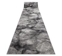 RugsX Runner Silver Marble Marble Grey 80Cm 80X400 Cm