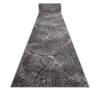 RugsX Runner Silver Tronko Tree Wood Grey 100Cm 100X280 Cm