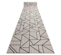 RugsX Sizal Floorlux Runner in Grey | Size: 80 cm x 100 cm RUGSX Grey 80 cm x 100 cm