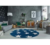 RugsX Sketch Rug - Blue - 140cm_diameter