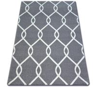 RugsX Sketch Rug in Grey | Size: 200 cm x 290 cm RUGSX Grey 200 cm x 290 cm