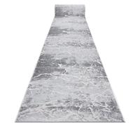 RugsX Structural Mefe Runner in Grey | Size: 200 cm x 200 cm RUGSX Grey 200 cm x 200 cm
