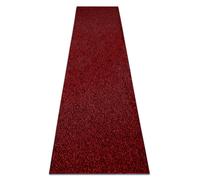 RugsX Traffic Burgundy Runner in Red | Size: 90 cm x 330 cm RUGSX Red 90 cm x 330 cm