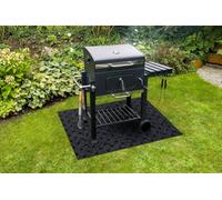 RugsX Vectra 900 Protective Grill Mat For Terrace, Outdoor - Anthracite 120X200 Cm