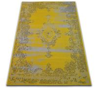 RugsX Vintage Rug in Yellow | Size: 80 cm x 150 cm RUGSX Yellow 80 cm x 150 cm