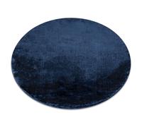 RugsX Visco Rug in Blue | Size: 160 cm diameter RUGSX Blue 160 cm diameter