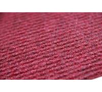 RugsX Wall-To-Wall Malta Maroon Rug in Red | Size: 100 cm x 400 cm RUGSX Red 100 cm x 400 cm