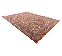 RugsX Wool Carpet Legend 468 10 Gb300 Osta - Ornament, Frame Exclusive Red Beige 80X160 Cm