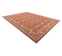 RugsX Wool Carpet Legend 468 12 Gb300 Osta - Ornament, Frame Exclusive Red Beige 80X160 Cm